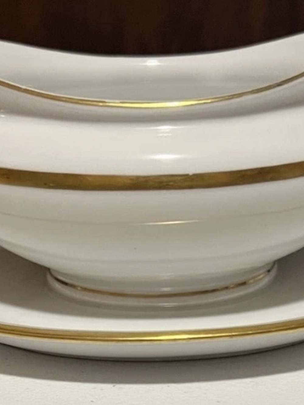 Eschenbach Bavaria Germany Baronet Porcelain China  Gravy Boat Underplate Regina